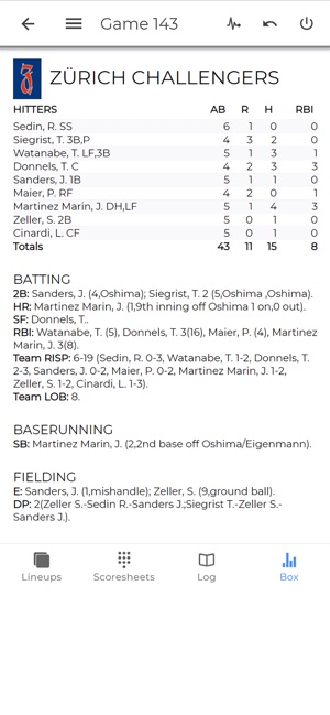 EasyScore Baseball Scoring(圖5)-速報App