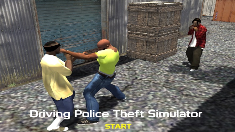 Driving police theft simulator