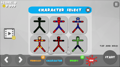 Stickman Ragdoll Heroes screenshot 3