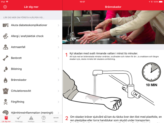 Röda Korset Första hjälpen screenshot 2