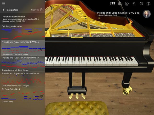 Görsel Piyano Ekran Görüntüsü