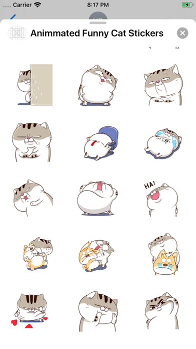 Animated Funny Cat Stickers screenshot 3