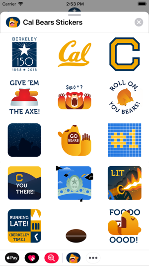 Cal Bears Stickers(圖3)-速報App