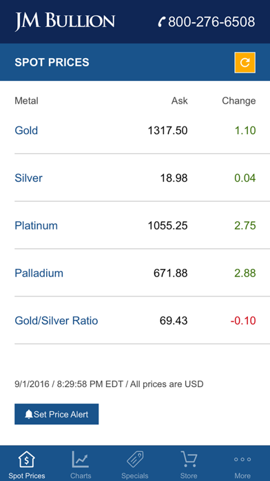 How to cancel & delete Gold & Silver Spot JM Bullion from iphone & ipad 1