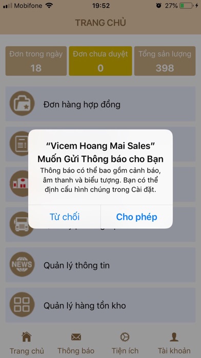 How to cancel & delete Vicem Hoang Mai Sales from iphone & ipad 4