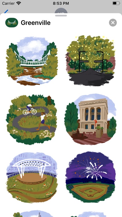 Greenville Stickers