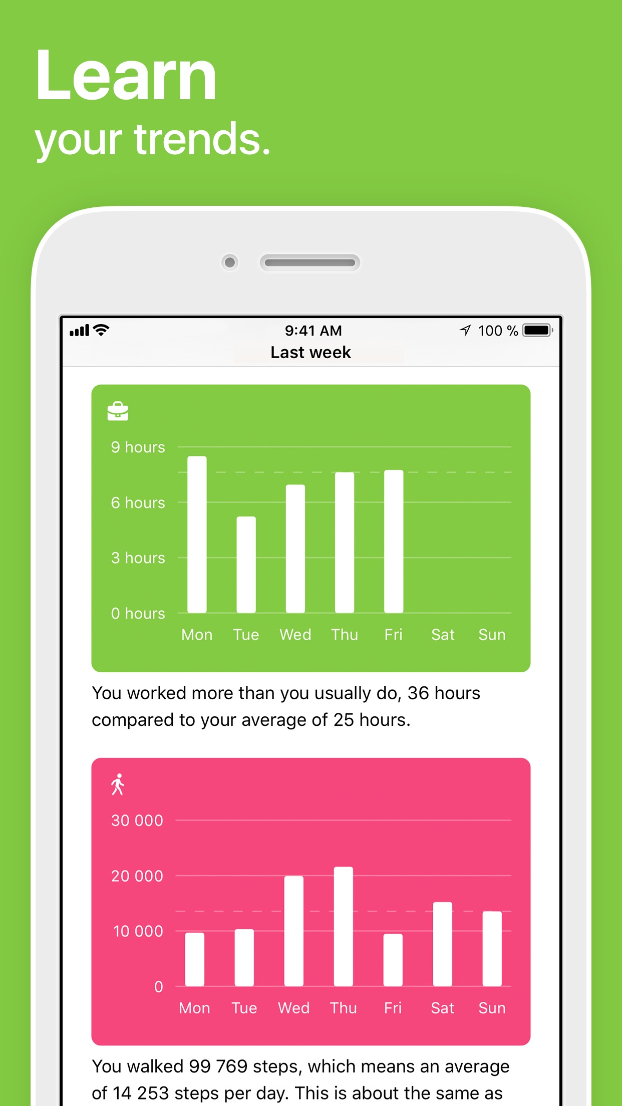 Screenshot do app Life Cycle - Track Your Time