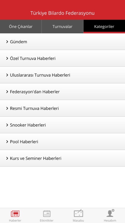 Türkiye Bilardo Federasyonu screenshot-4