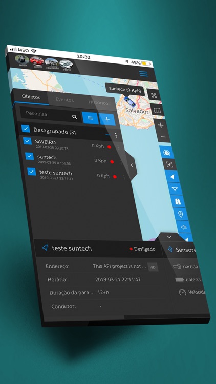Meu acesso mapa tracker