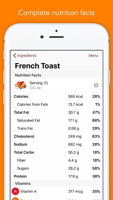 How to cancel & delete Nutrients - Nutrition Facts from iphone & ipad 4