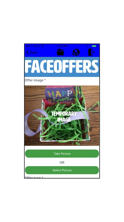 FACEOFFERS Merchant