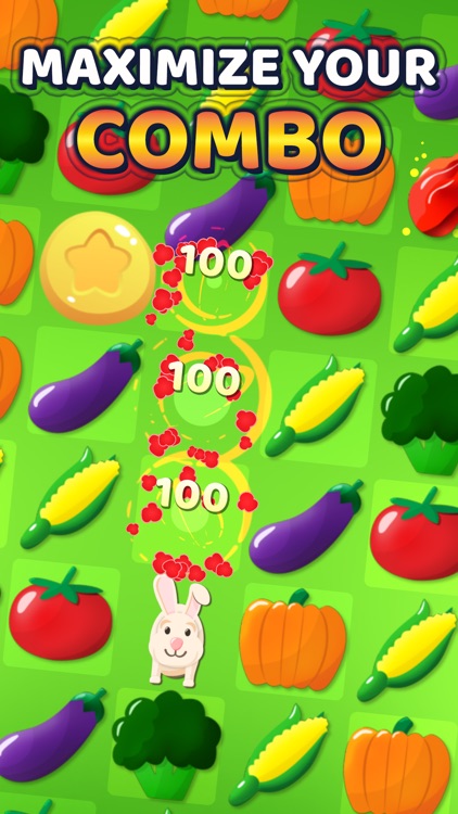 Veggie Flip - Match-3 Frenzy screenshot-3