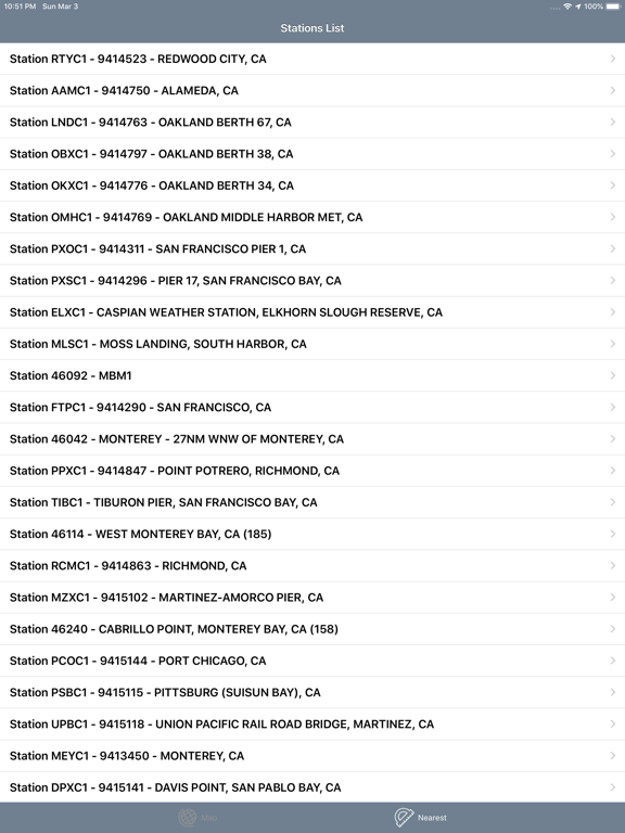 Screenshot #6 pour NOAA Buoy Stations and Ships