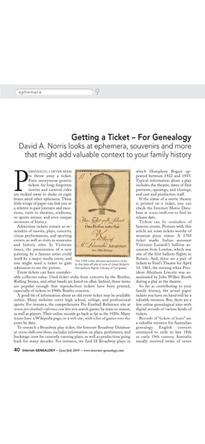 Internet Genealogy Magazine(圖7)-速報App