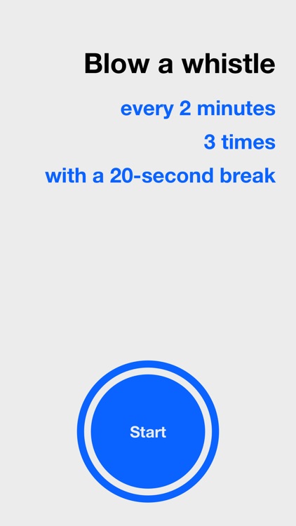 Whistle Timer, train intervals