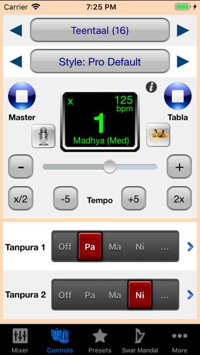 iTablaPro - Tabla Tanpura Player Screenshot 2