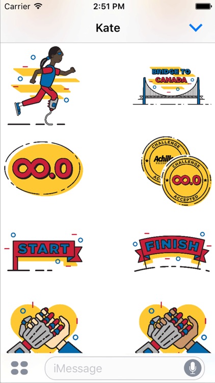 Achilles Marathon Sticker Pack