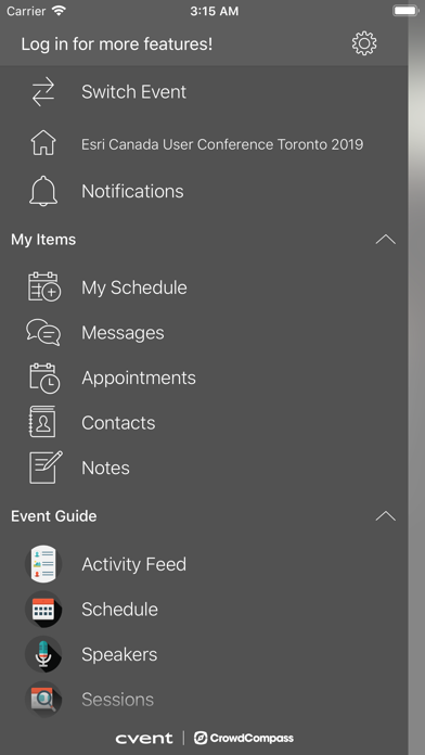 How to cancel & delete Esri Canada Events from iphone & ipad 4