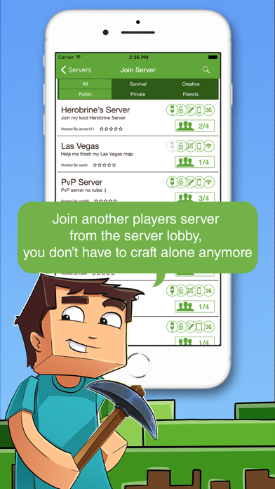 Multiplayer for Minecraft PE Screenshot 2
