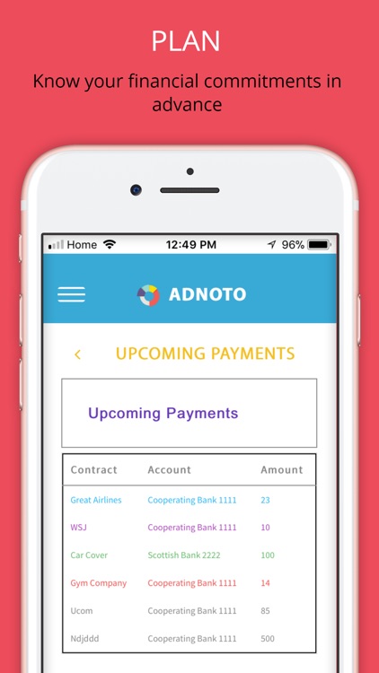 Adnoto Expense Manager