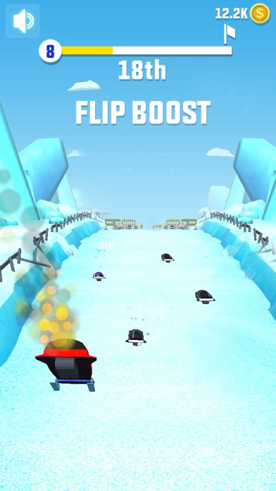 Flippy Snow Rider Race screenshot 2