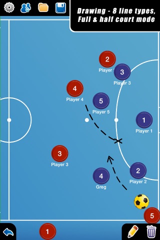 Coach Tactic Board: Futsal - náhled