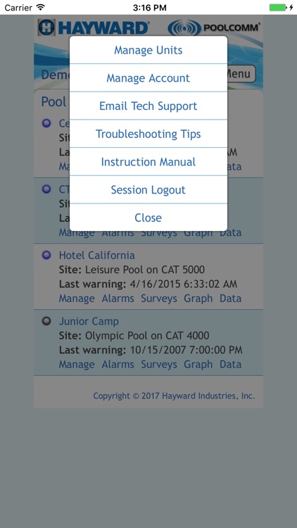 Hayward PoolComm® screenshot-4