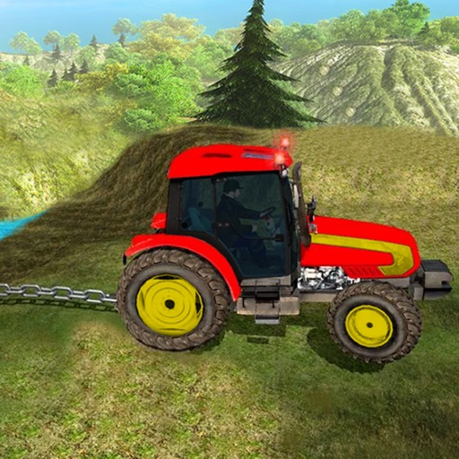 Chained Tractor Towing Car iOS App