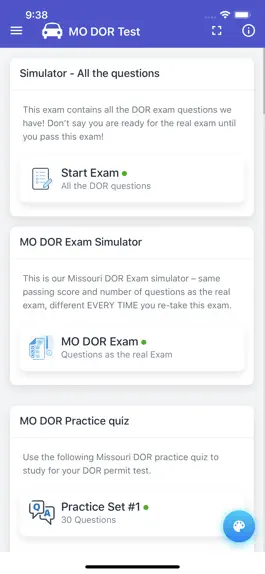 Game screenshot Missouri DOR Practice Exam hack