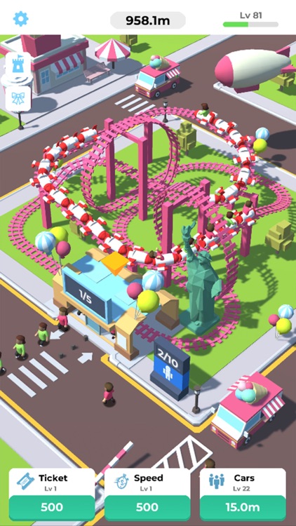 Idle Roller Coaster screenshot-0