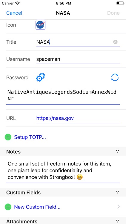 Strongbox Password Safe screenshot-6