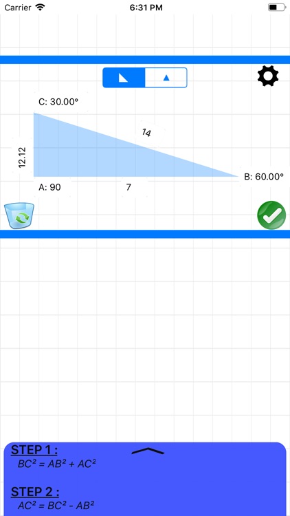 Triangle & Angle calculator screenshot-0