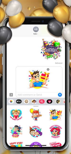 Stickers Happy Birthday Pack(圖1)-速報App