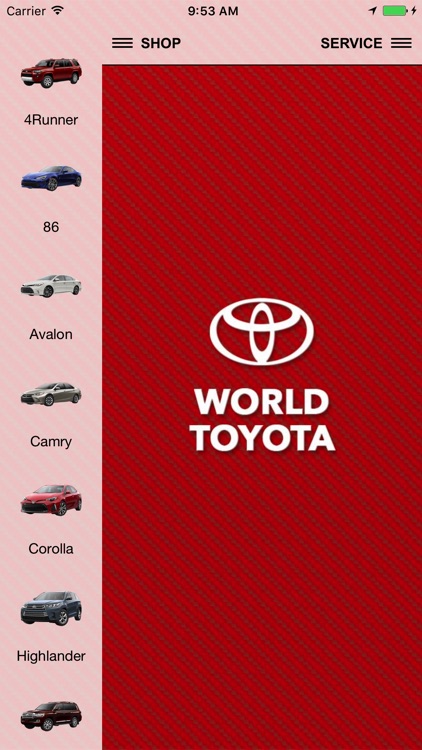 World Toyota Dealer App