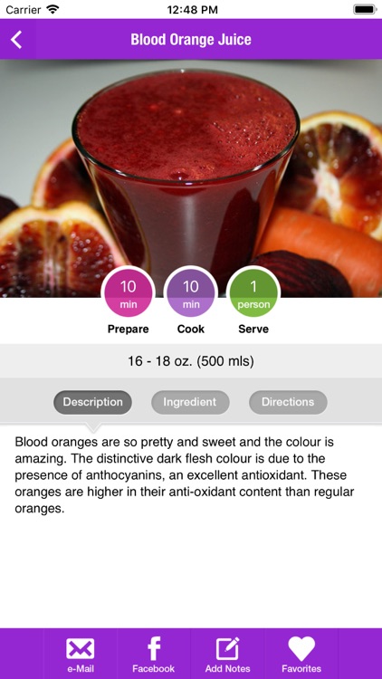 Healthy Fruit Juices Recipe