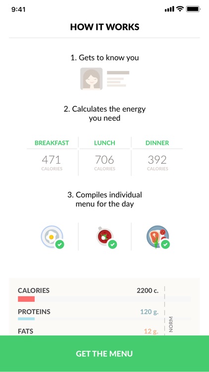 PEP: Healthy menu of the day screenshot-4