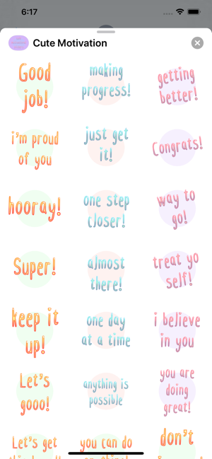 Cute Motivational Stickers