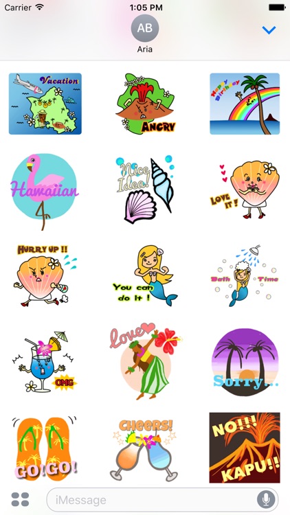 Hawaiian Life Icon Sticker