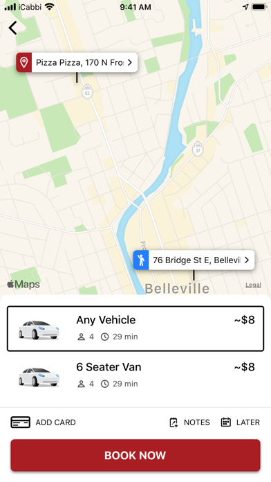 Central Taxi - Belleville screenshot 3