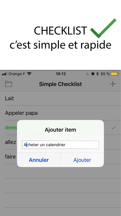 Simple Checklist