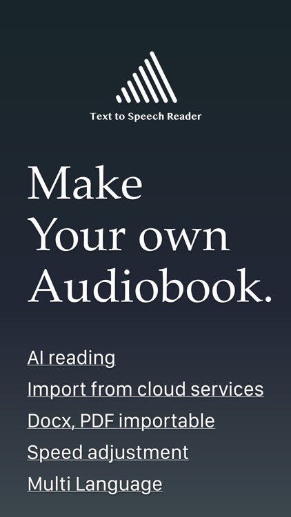 Text to Speech Reader