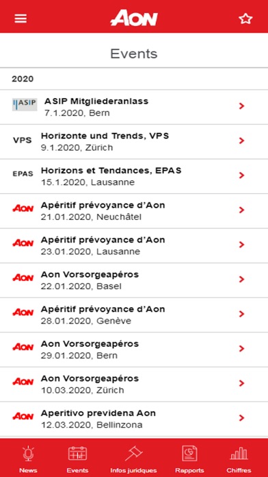 Aon BVG LPP screenshot 4