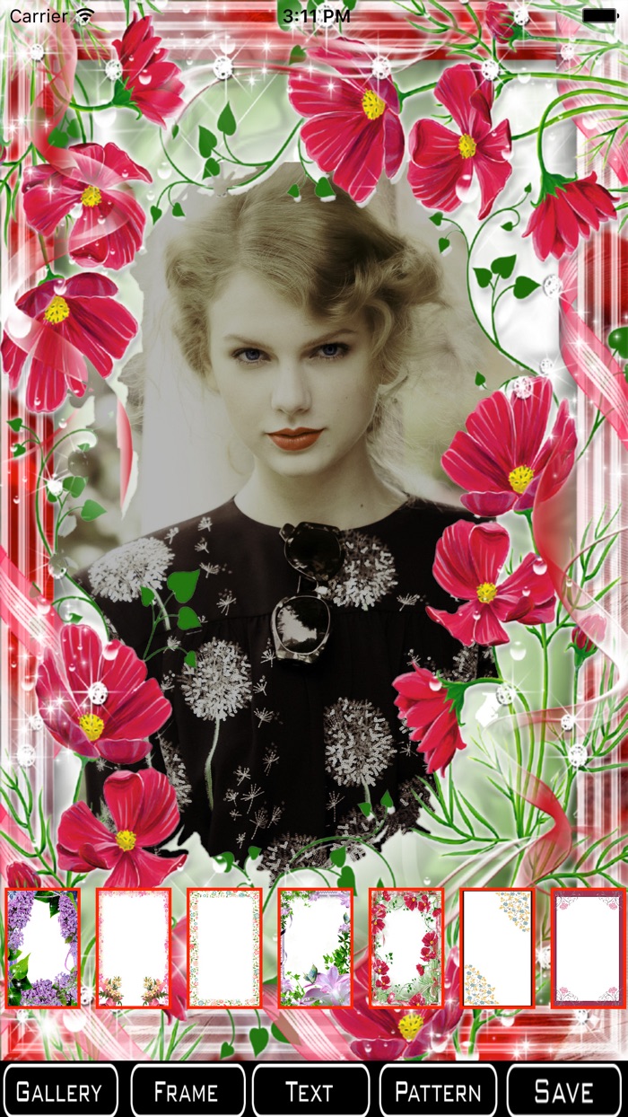 Flower Photo Frames Maker