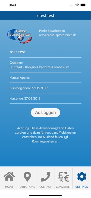 Panke-Sprachreisen Student app(圖5)-速報App