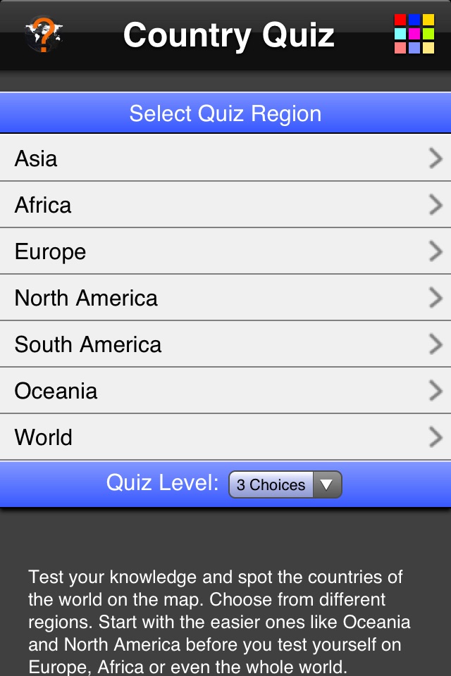 Country Quiz screenshot 2