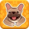 The most adorable French Bulldogs and Ultimutt Emoji Texting App For French Bulldog Lovers