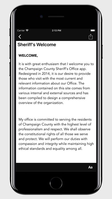 Champaign County Sheriff screenshot 2