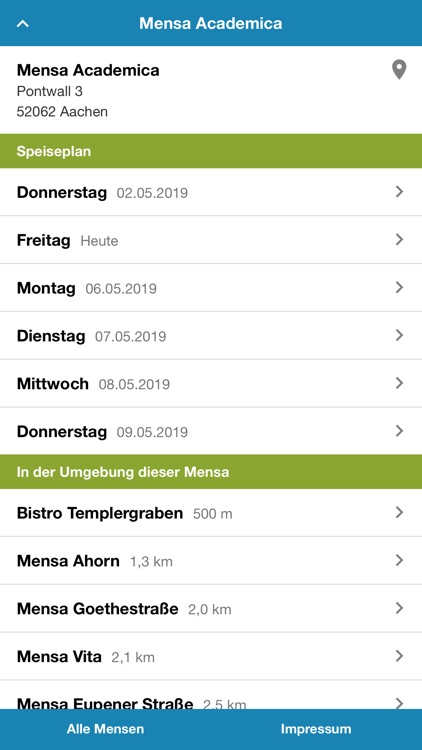 Mensa Aachen und Jülich