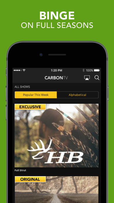 How to cancel & delete CarbonTV from iphone & ipad 1