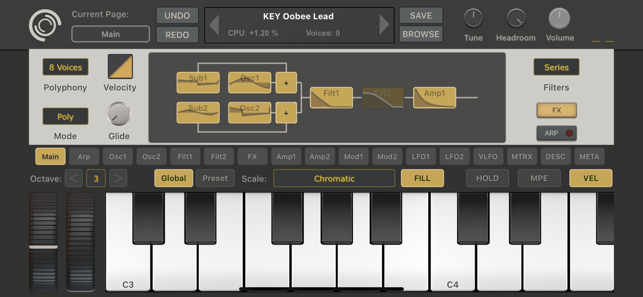 SynthMaster One for iPhone